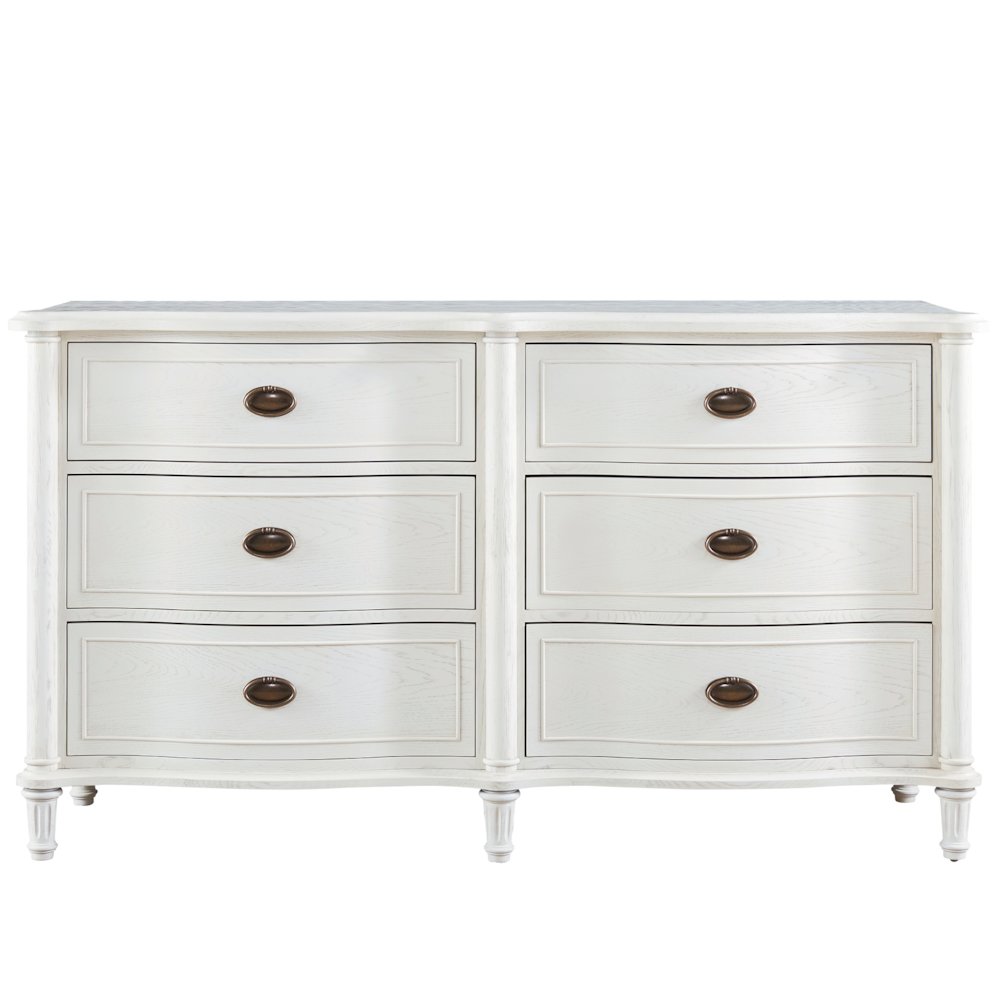 Amity Drawer Dresser In Cotton Color. Picture 1