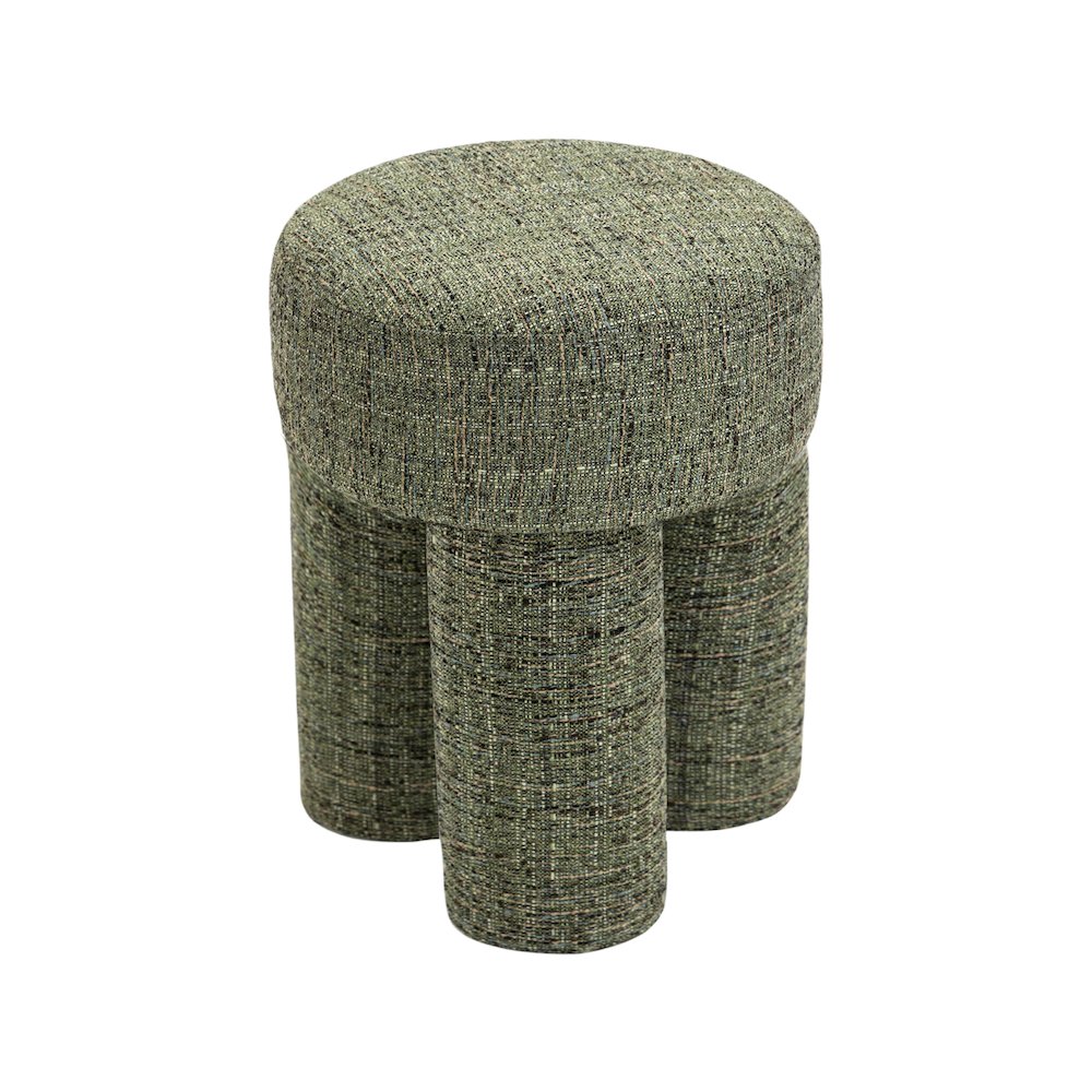 Larson Green Polyester Fabric Ottoman/Stool. Picture 3