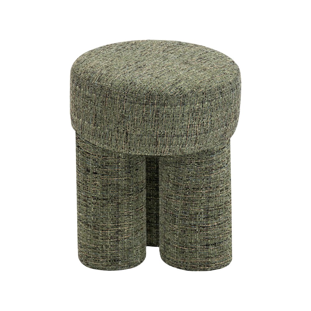 Larson Green Polyester Fabric Ottoman/Stool. Picture 4