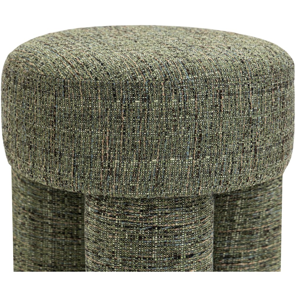 Larson Green Polyester Fabric Ottoman/Stool. Picture 6