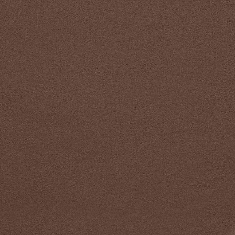 Arc Brown Vegan Leather Ottoman. Picture 5