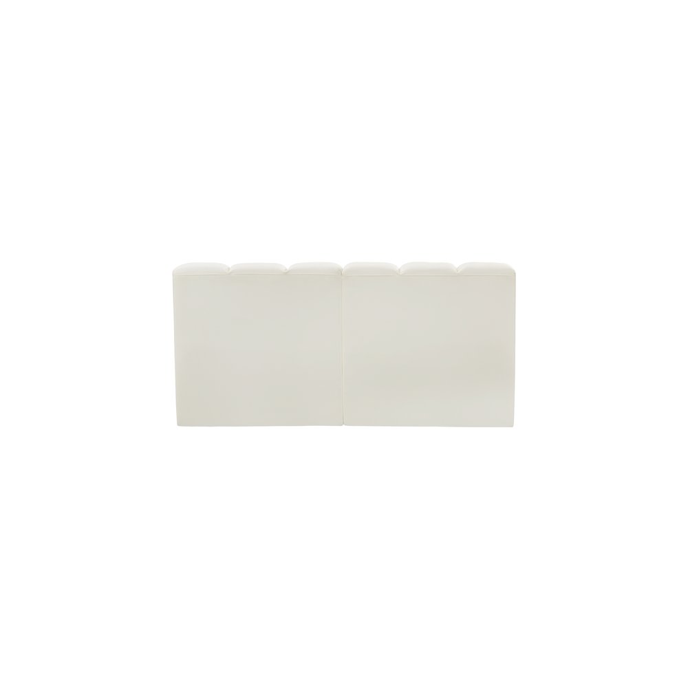 Arc Cream Vegan Leather Modular Sofa. Picture 6