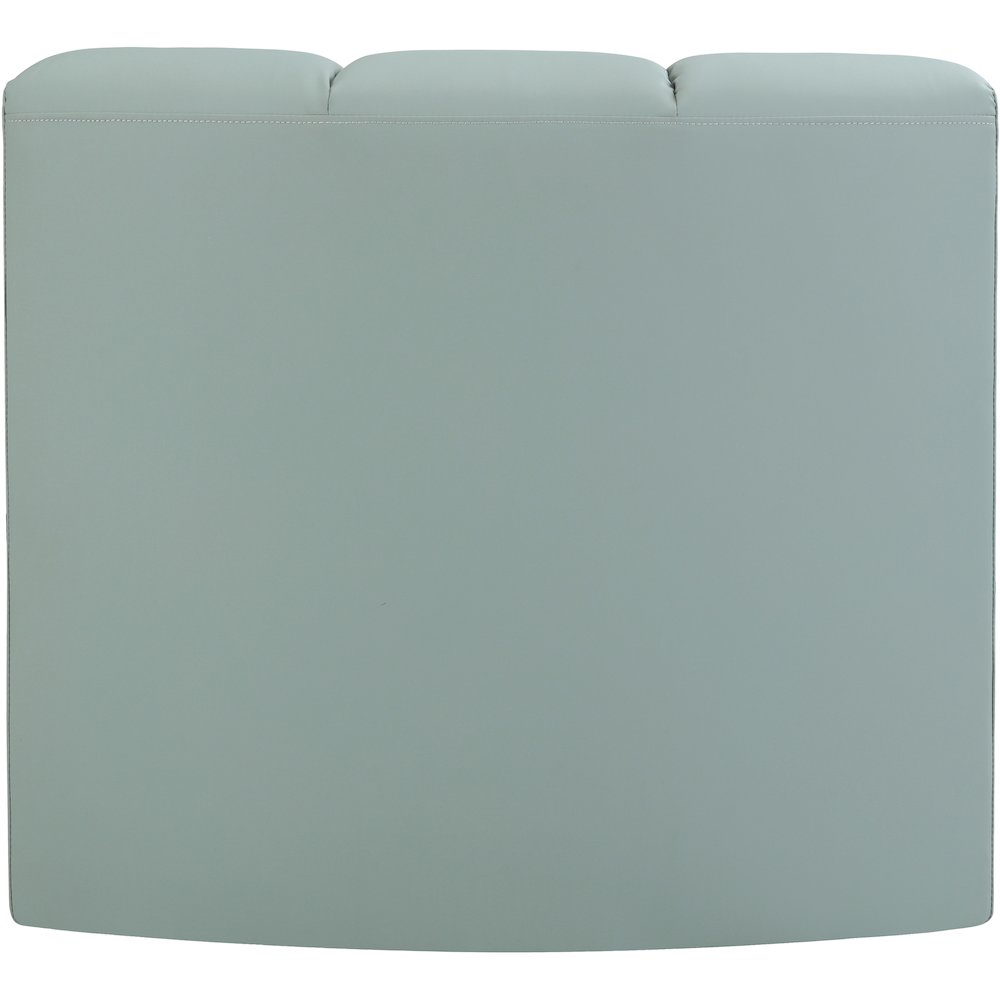 Arc Mint Green Vegan Leather Curved Corner. Picture 5