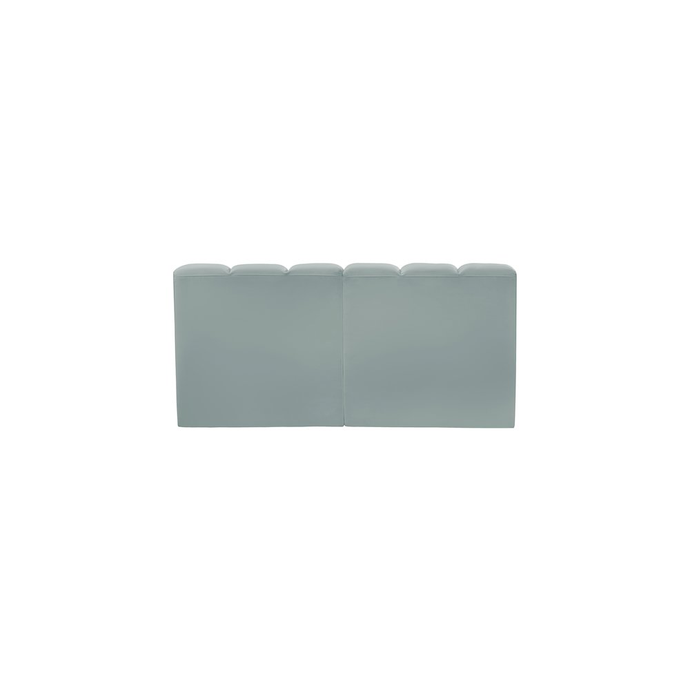 Arc Mint Green Vegan Leather Modular Sofa. Picture 6
