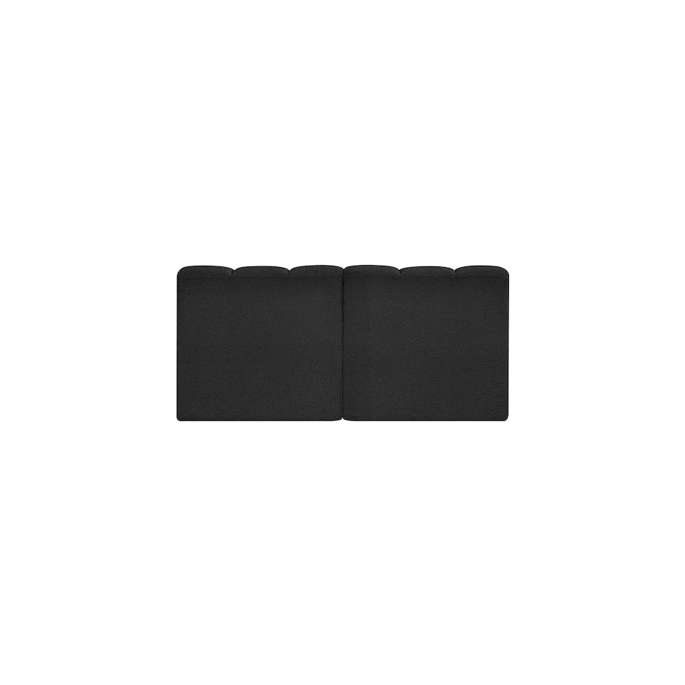 Arc Black Boucle Fabric Modular Sofa. Picture 3