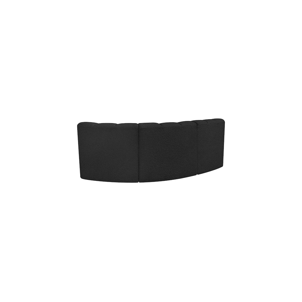 Arc Black Boucle Fabric Modular Sofa. Picture 3