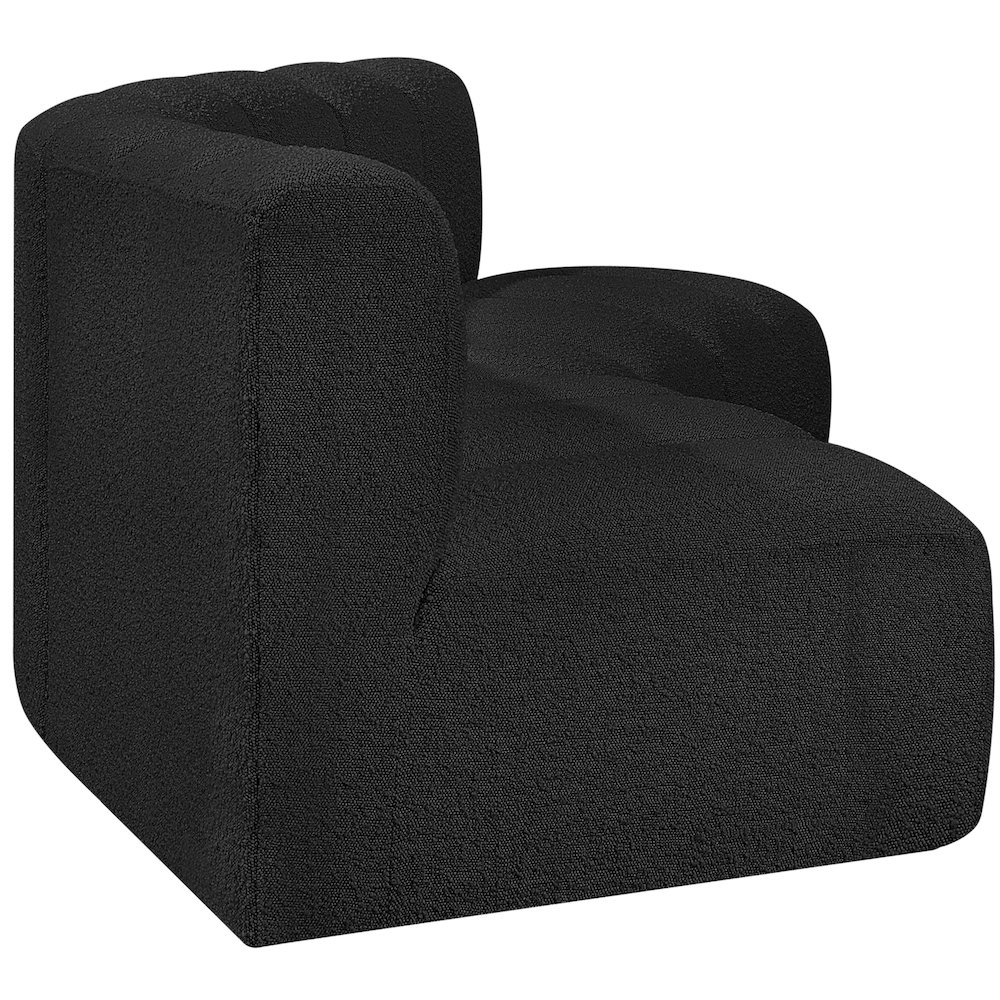 Arc Black Boucle Fabric Modular Sofa. Picture 6