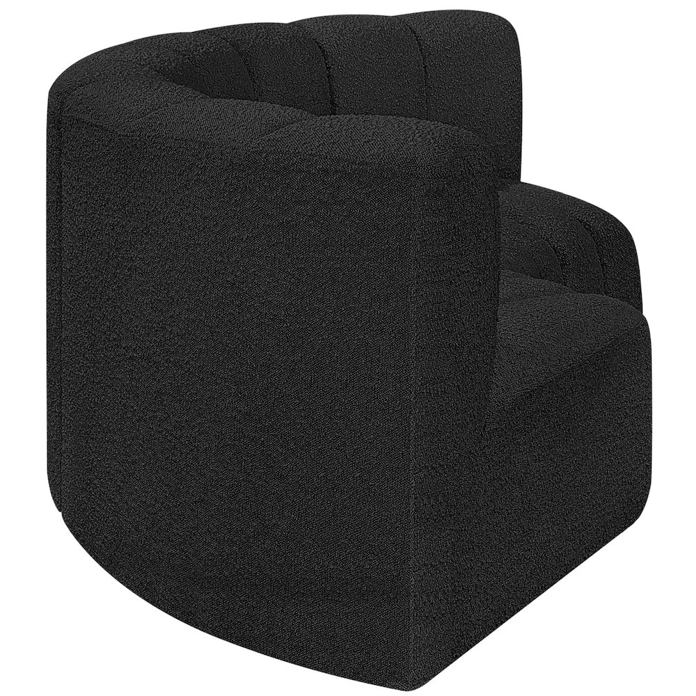 Arc Black Boucle Fabric Modular Sofa. Picture 6
