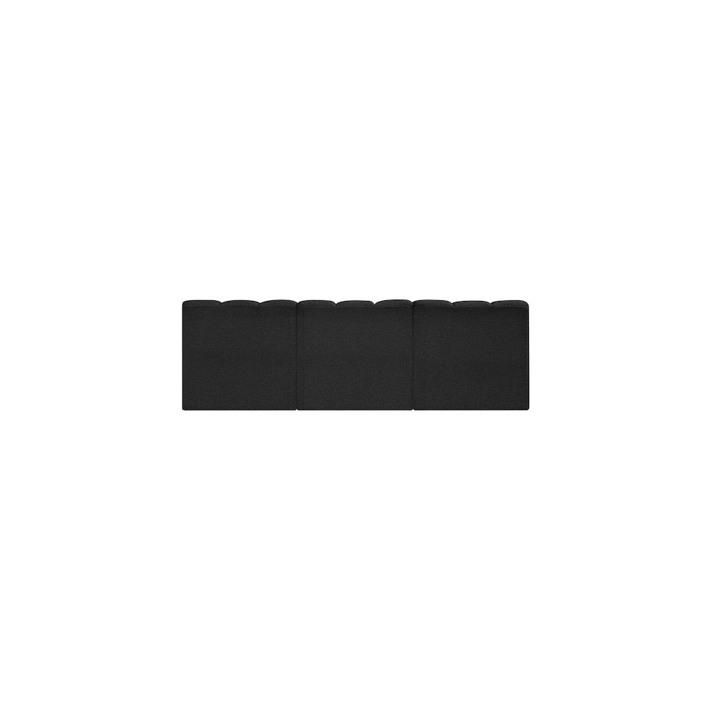 Arc Black Boucle Fabric Modular Sofa. Picture 3