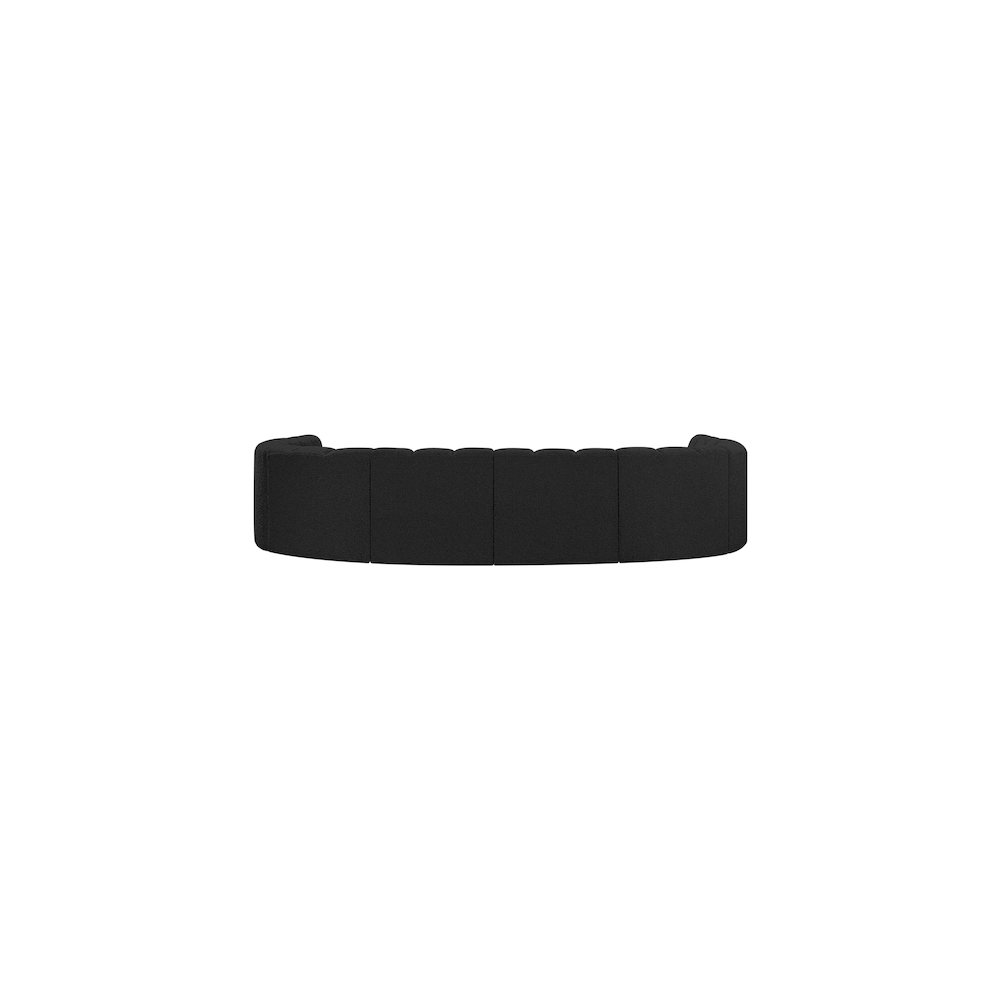 Arc Black Boucle Fabric Modular Sofa. Picture 3