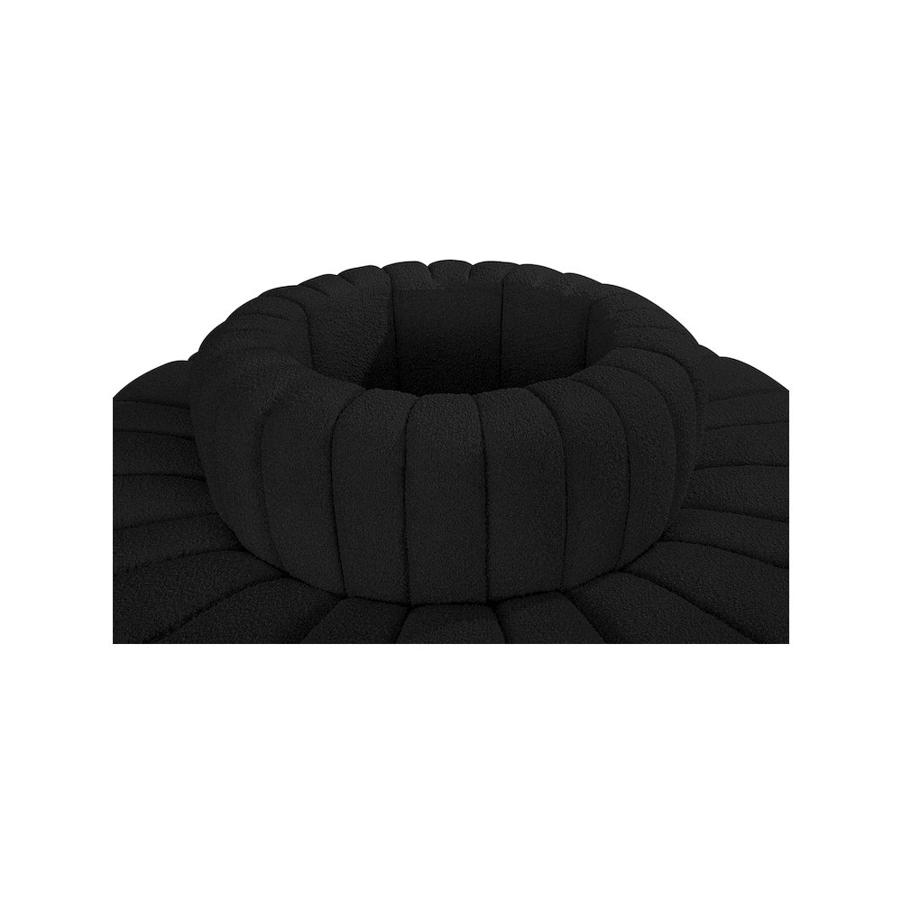 Arc Black Boucle Fabric Modular Sofa. Picture 4