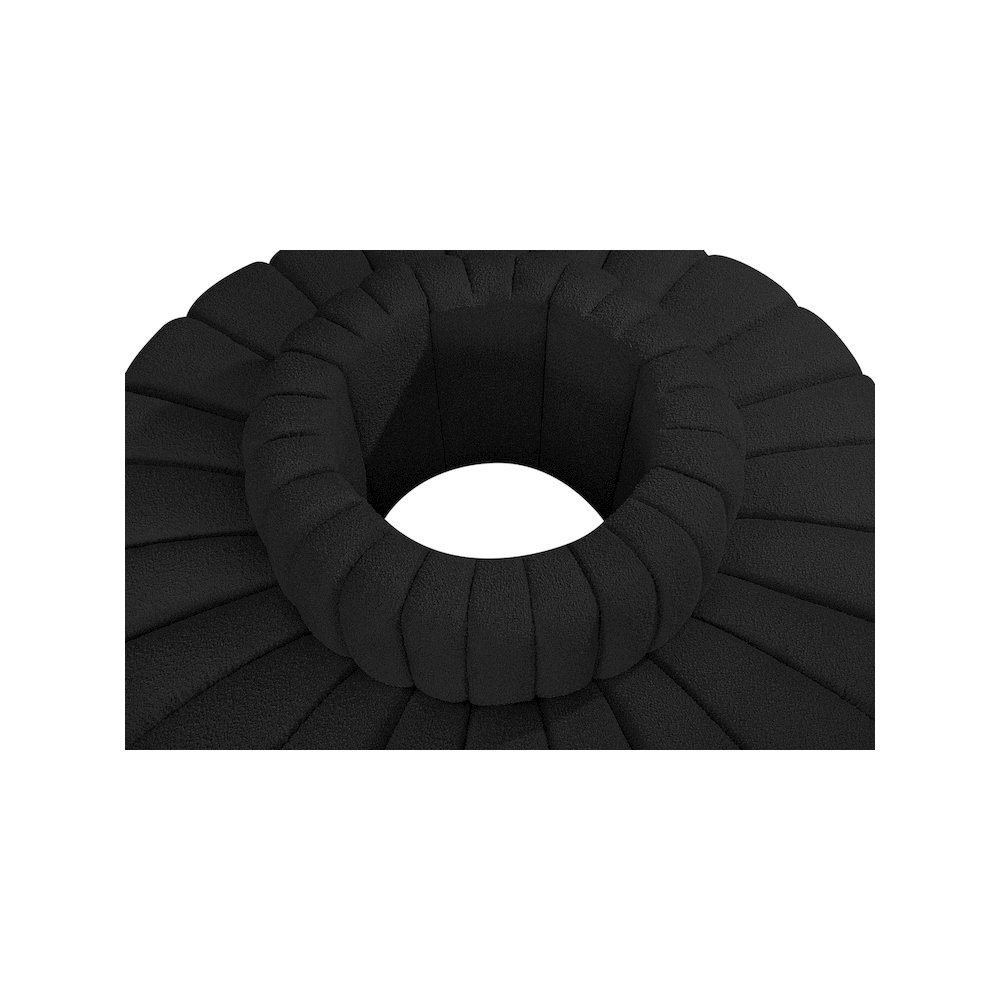 Arc Black Boucle Fabric Modular Sofa. Picture 5