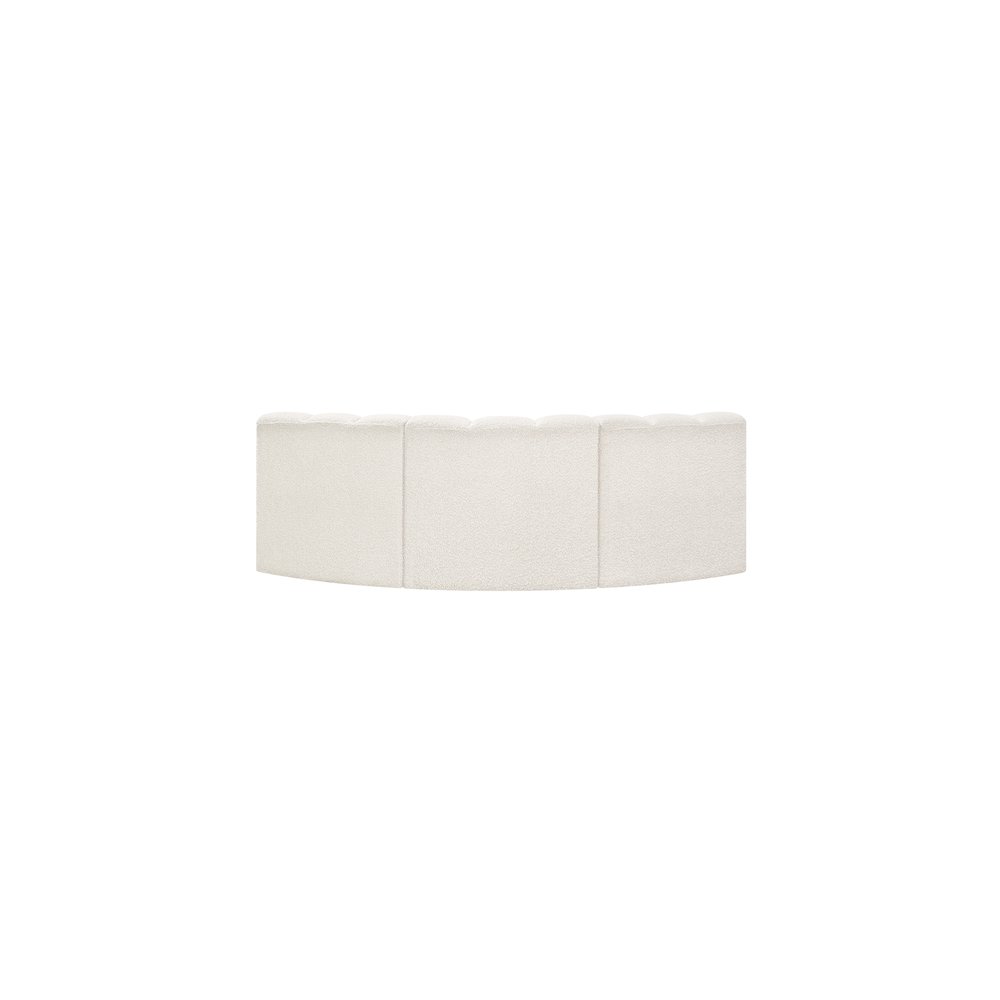 Arc Cream Boucle Fabric Modular Sofa. Picture 3