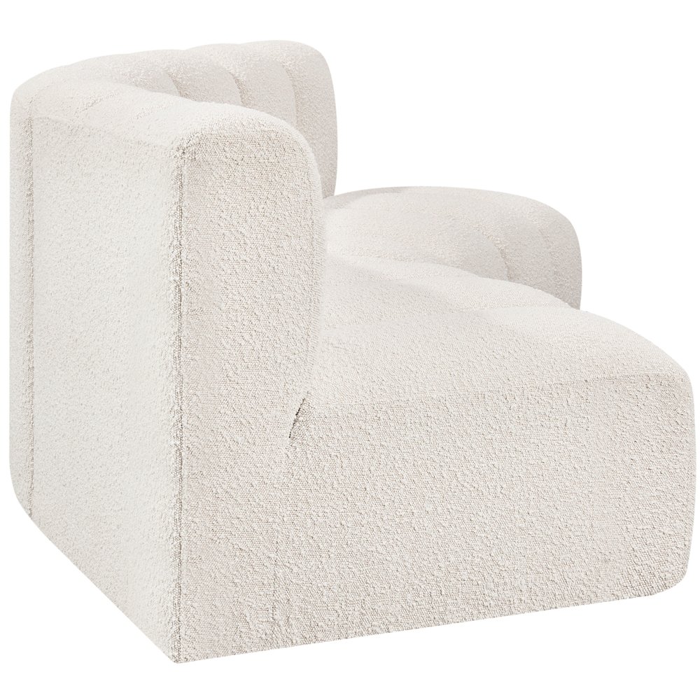 Arc Cream Boucle Fabric Modular Sofa. Picture 6
