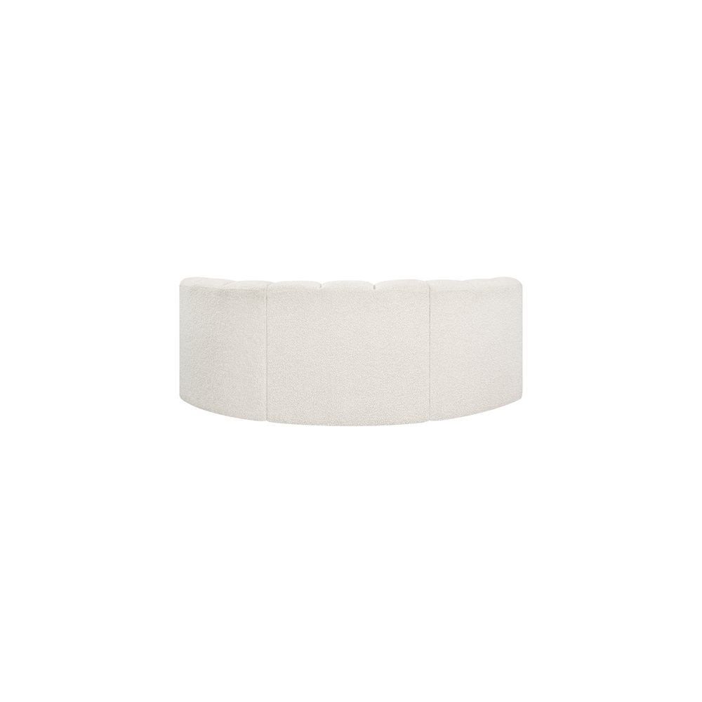 Arc Cream Boucle Fabric Modular Sofa. Picture 3