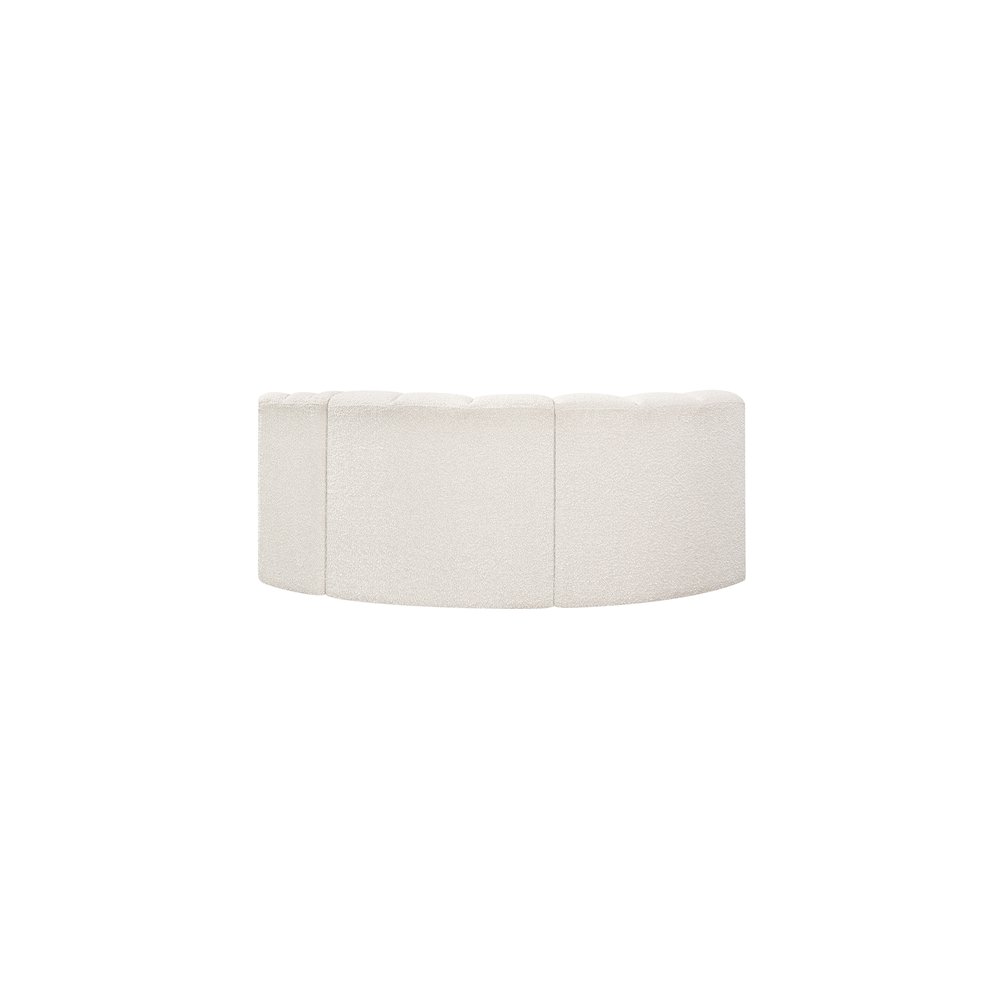Arc Cream Boucle Fabric Modular Sofa. Picture 3