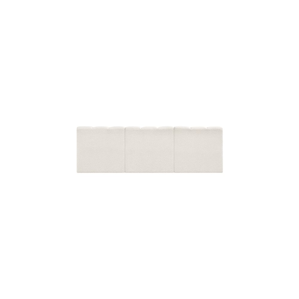 Arc Cream Boucle Fabric Modular Sofa. Picture 3