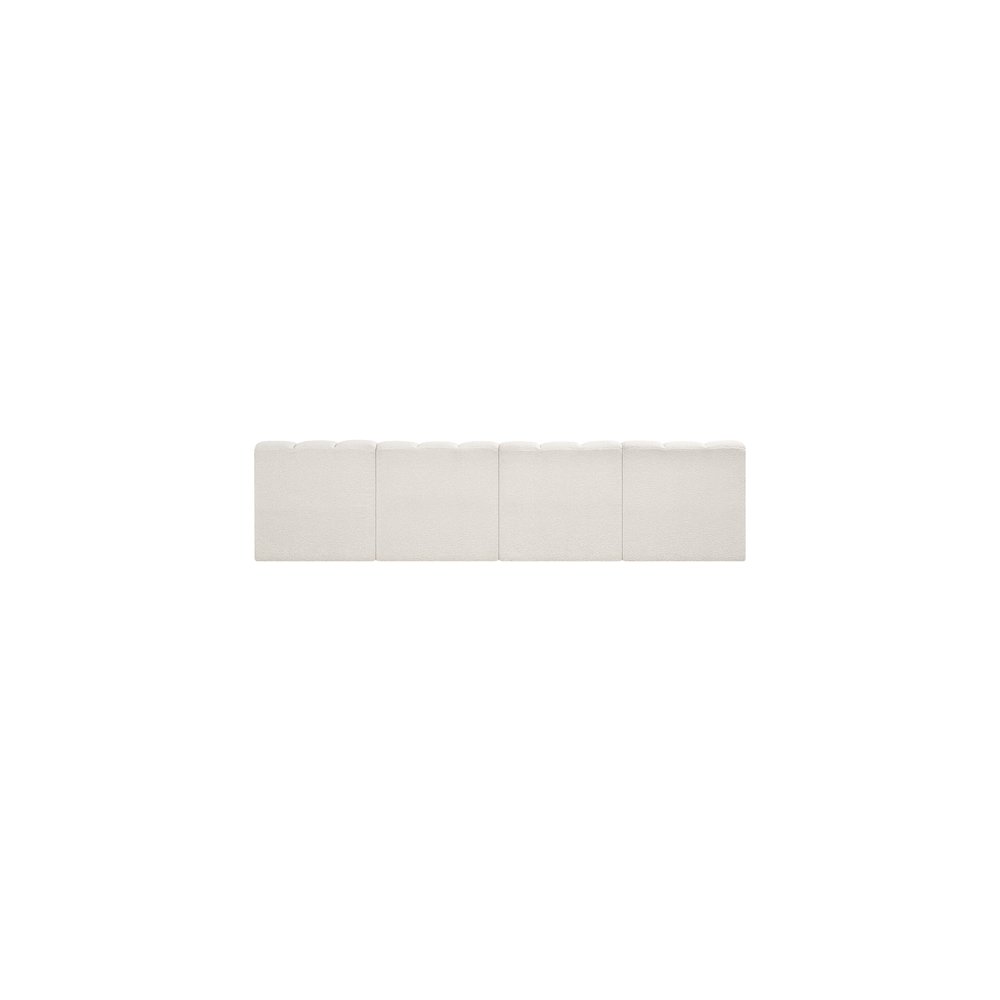 Arc Cream Boucle Fabric Modular Sofa. Picture 3