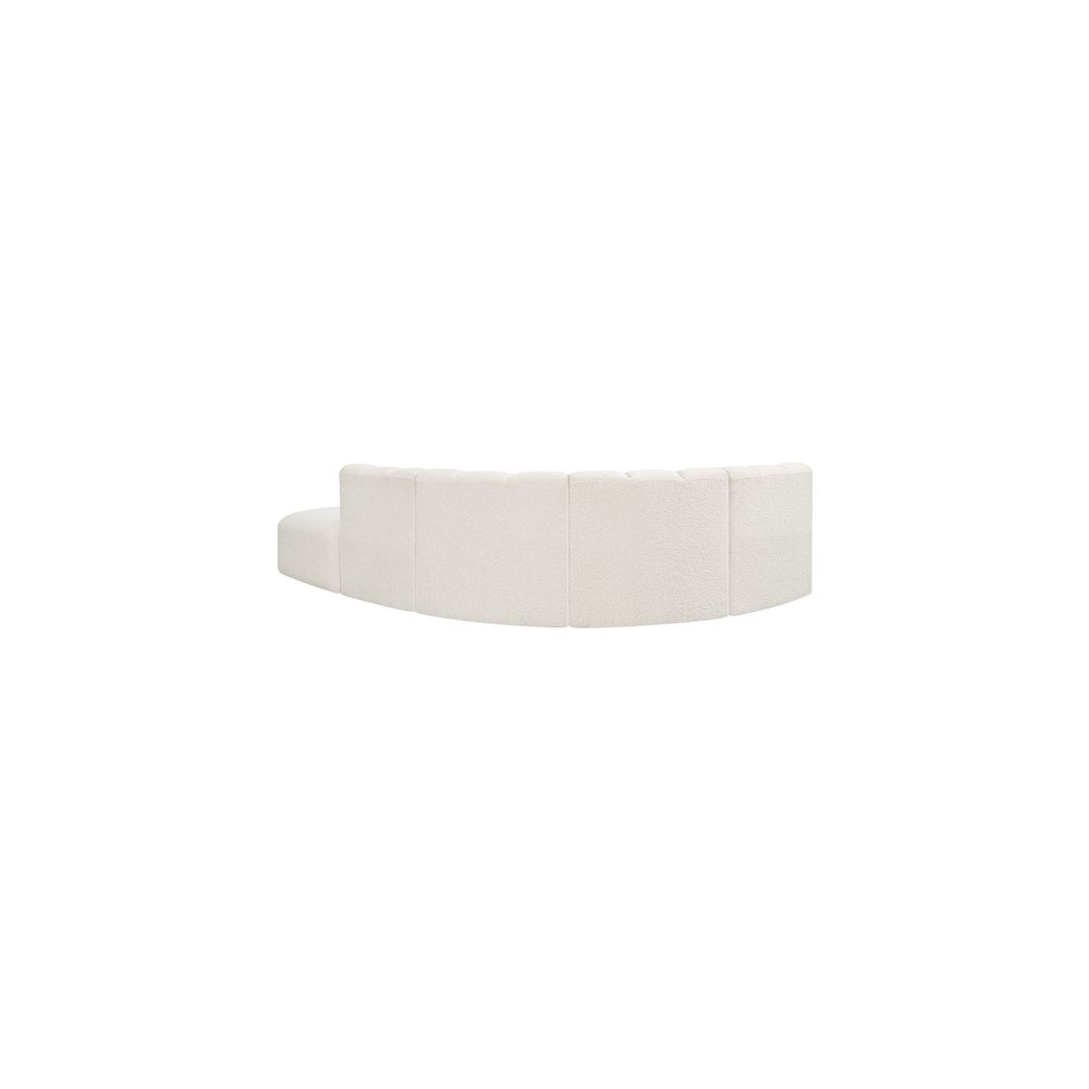 Arc Cream Boucle Fabric Modular Sofa. Picture 3
