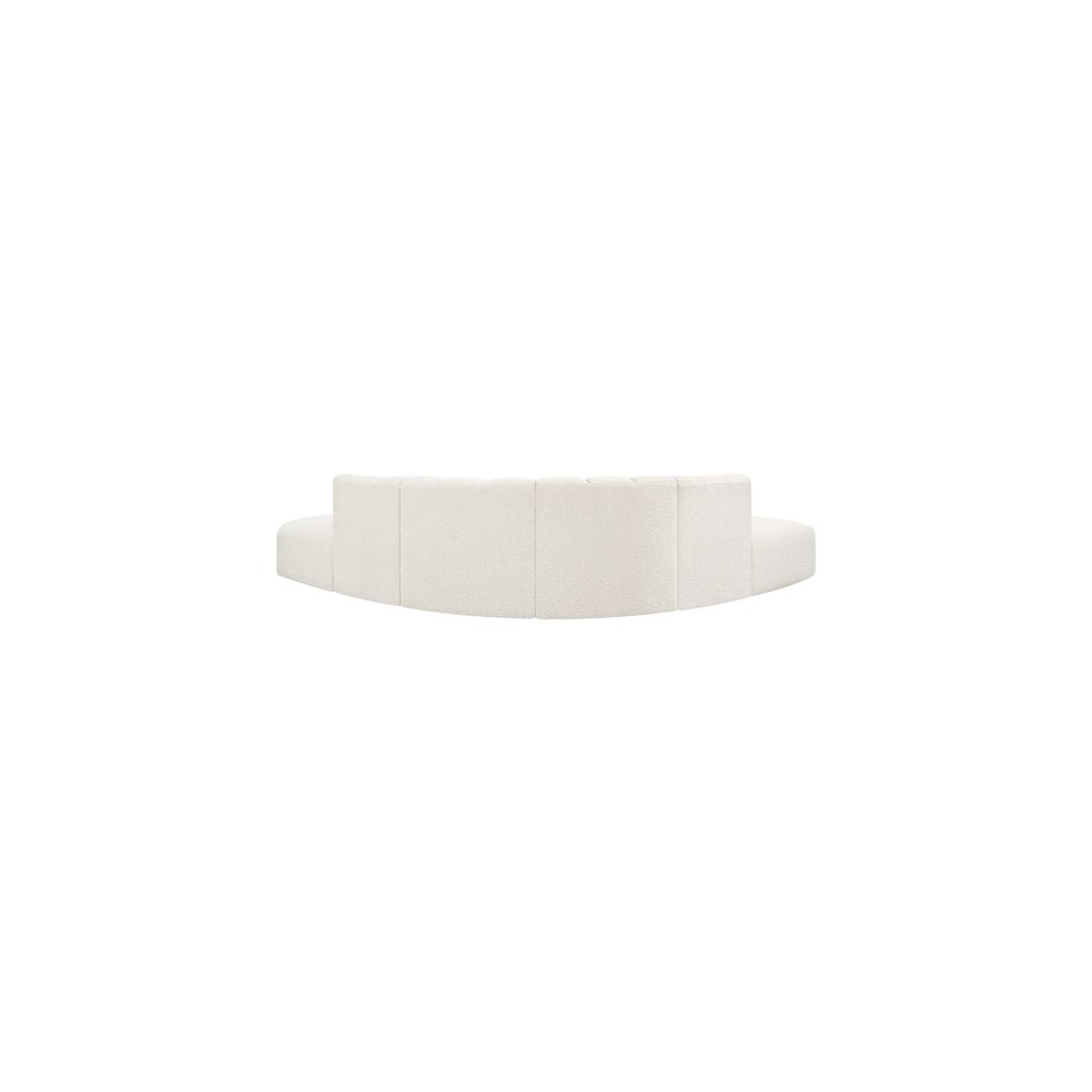 Arc Cream Boucle Fabric Modular Sofa. Picture 3