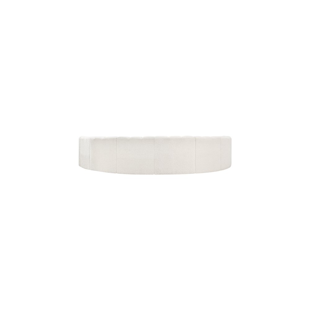 Arc Cream Boucle Fabric Modular Sofa. Picture 3