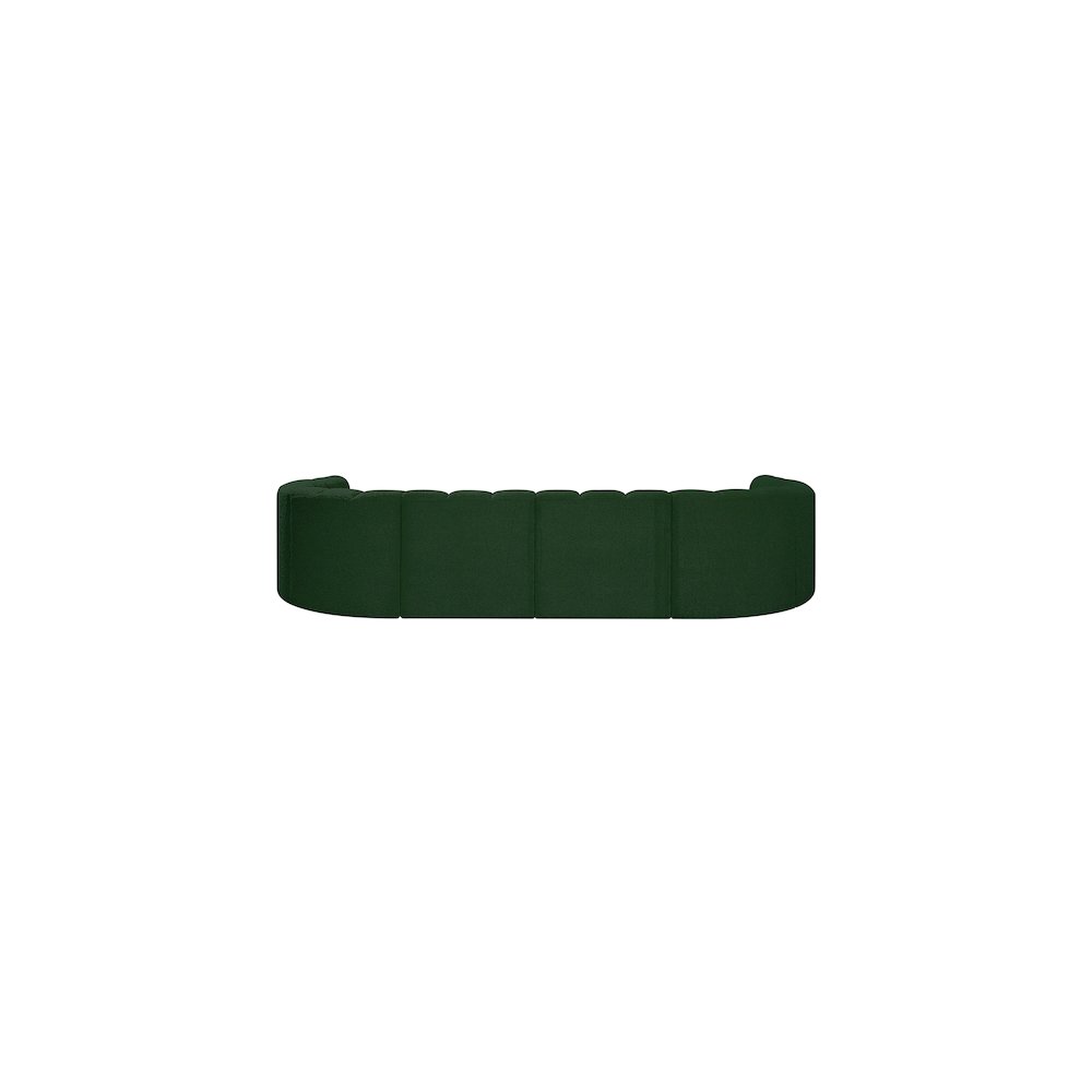 Arc Green Boucle Fabric Modular Sofa. Picture 3