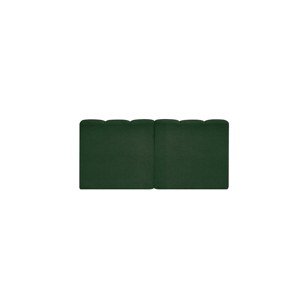 Arc Green Boucle Fabric Modular Sofa. Picture 3