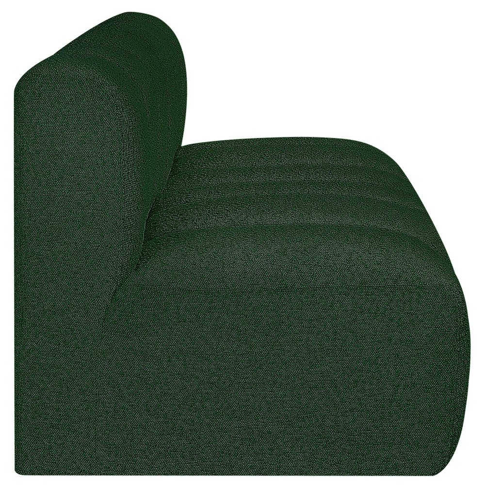 Arc Green Boucle Fabric Modular Sofa. Picture 7