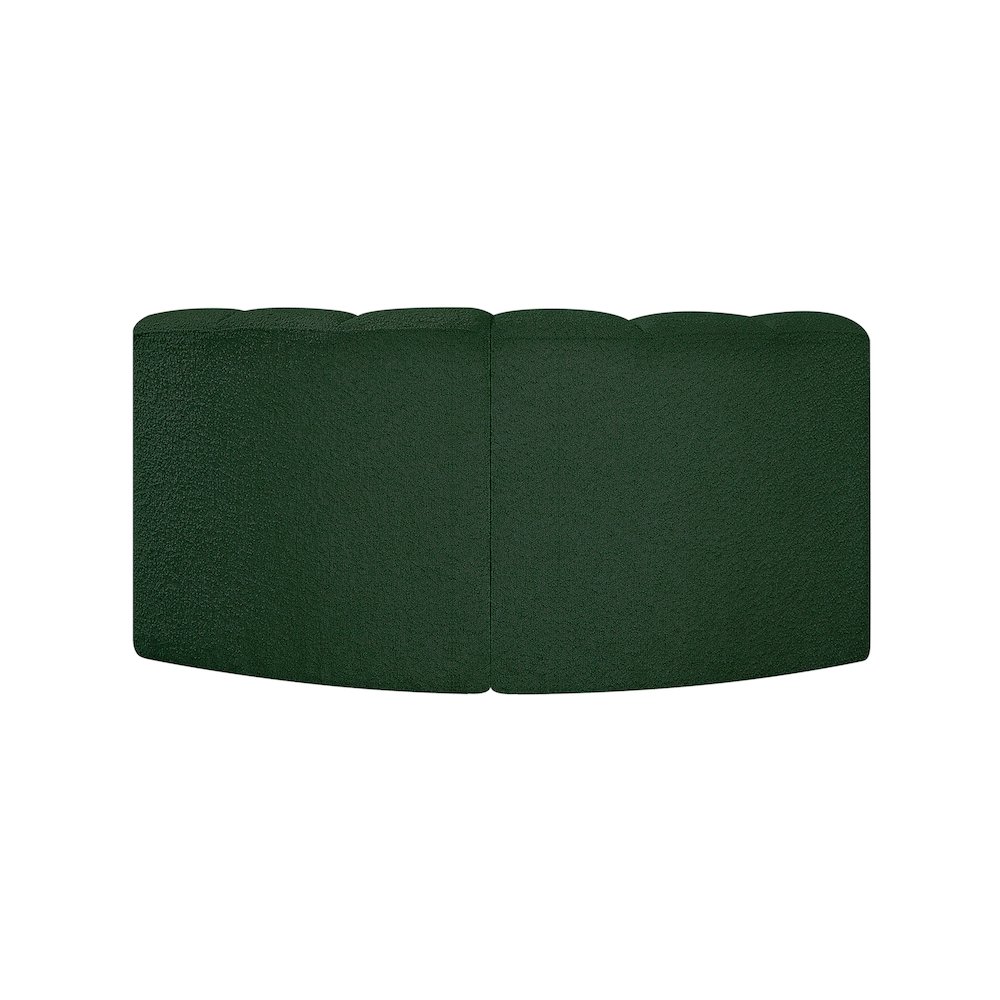 Arc Green Boucle Fabric Modular Sofa. Picture 5