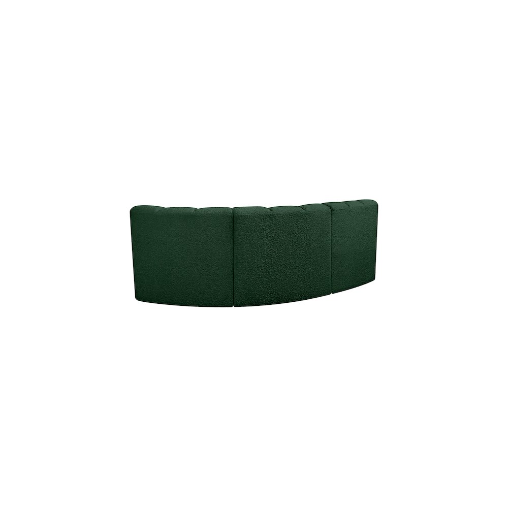Arc Green Boucle Fabric Modular Sofa. Picture 3