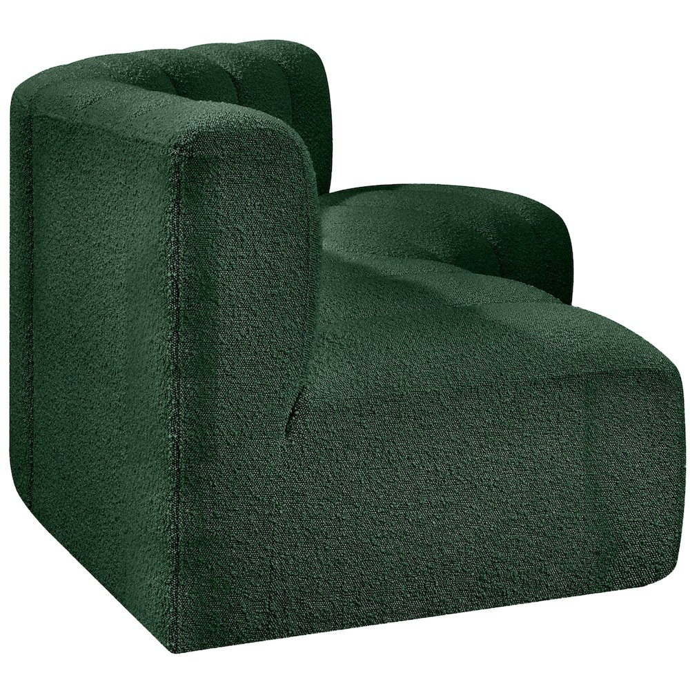 Arc Green Boucle Fabric Modular Sofa. Picture 6