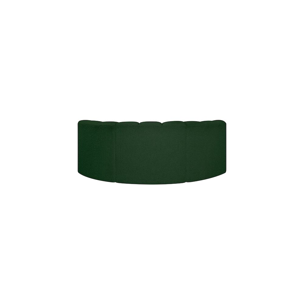 Arc Green Boucle Fabric Modular Sofa. Picture 3