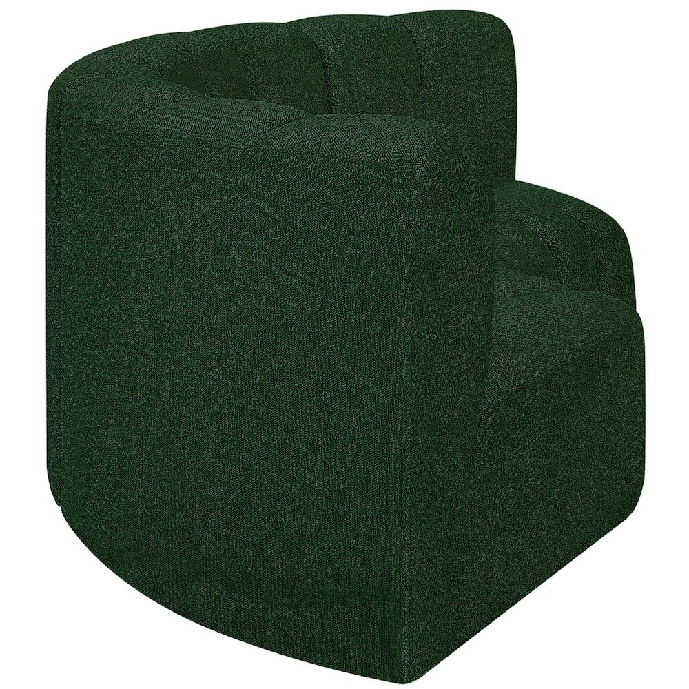 Arc Green Boucle Fabric Modular Sofa. Picture 6