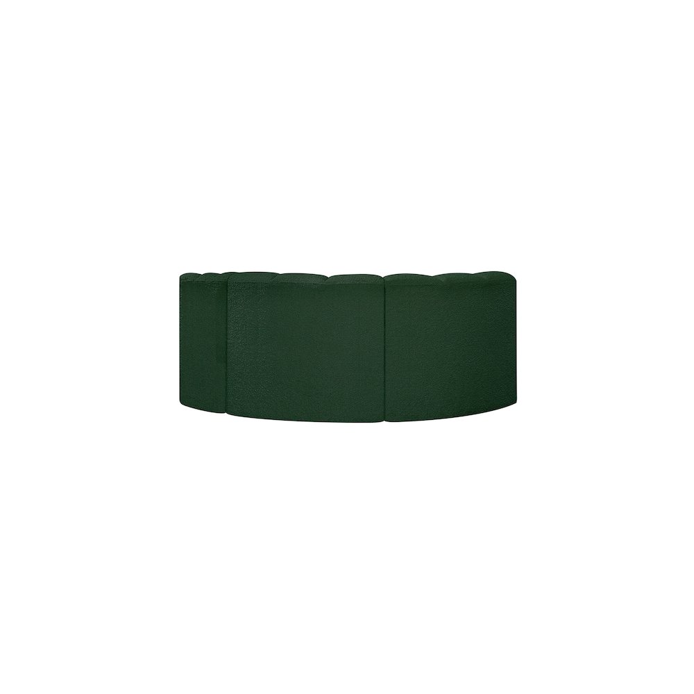 Arc Green Boucle Fabric Modular Sofa. Picture 3