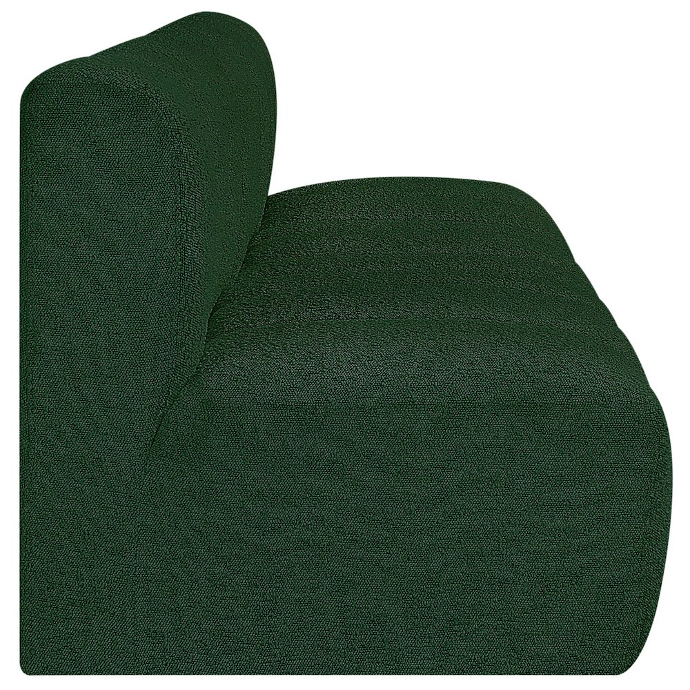 Arc Green Boucle Fabric Modular Sofa. Picture 6