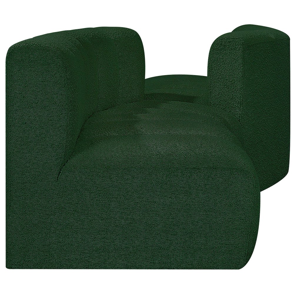Arc Green Boucle Fabric Modular Sofa. Picture 5