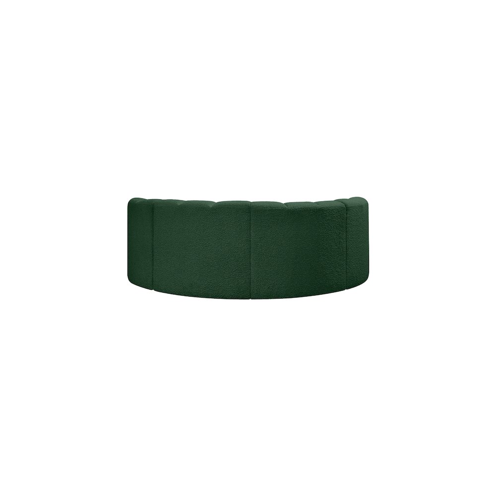 Arc Green Boucle Fabric Modular Sofa. Picture 3
