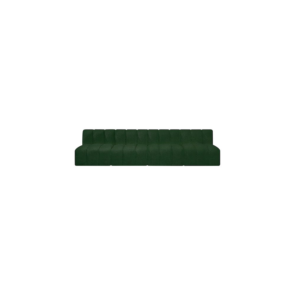 Arc Green Boucle Fabric Modular Sofa. Picture 4