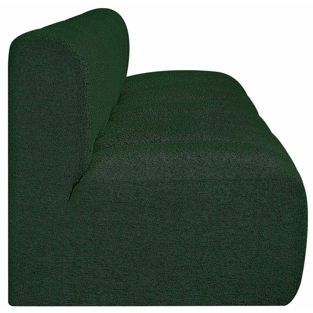 Arc Green Boucle Fabric Modular Sofa. Picture 6
