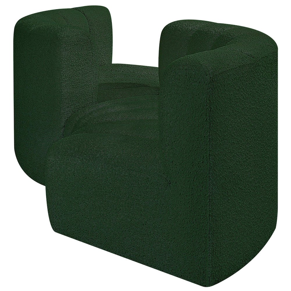 Arc Green Boucle Fabric Modular Sofa. Picture 5