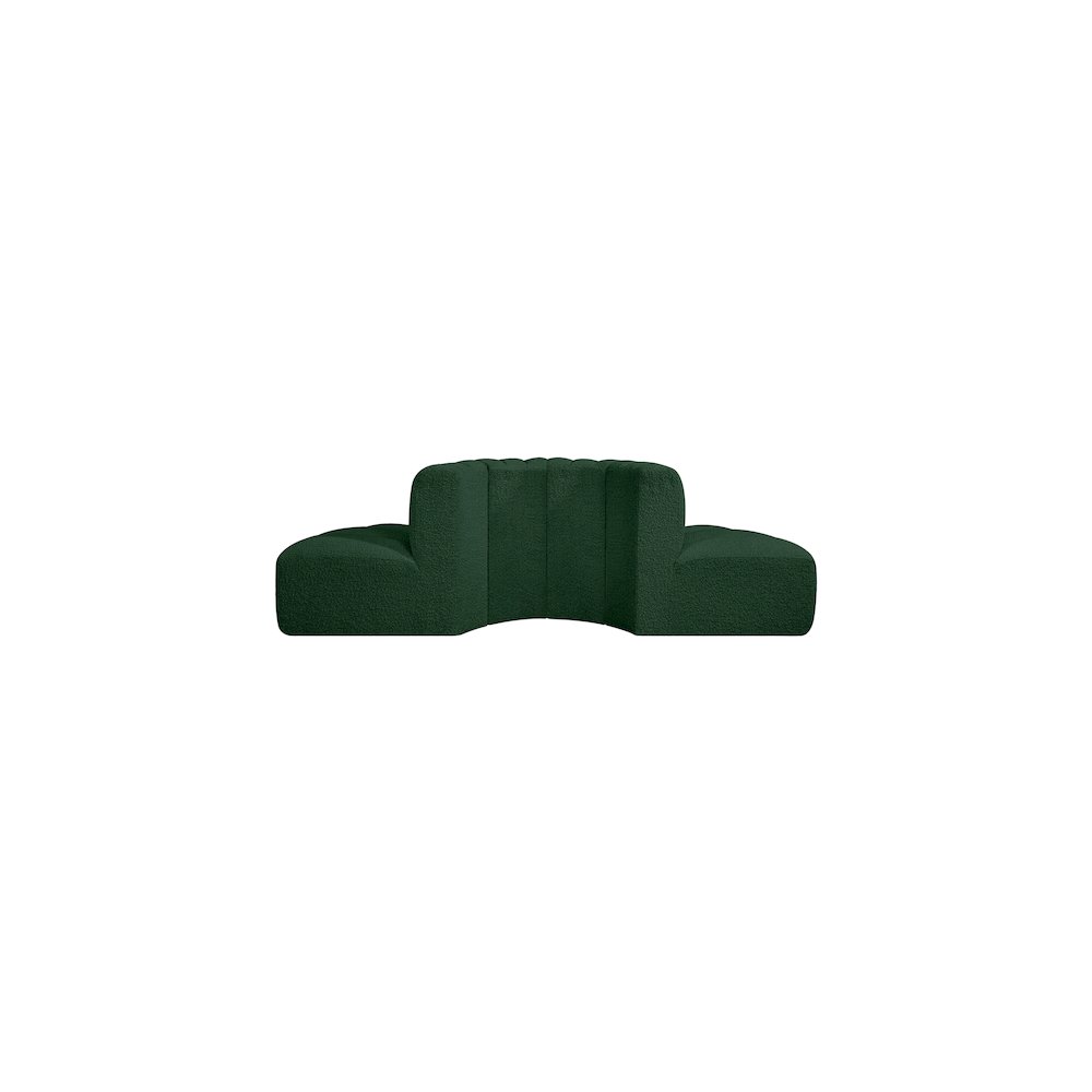 Arc Green Boucle Fabric Modular Sofa. Picture 3