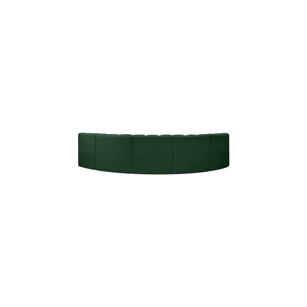 Arc Green Boucle Fabric Modular Sofa. Picture 3