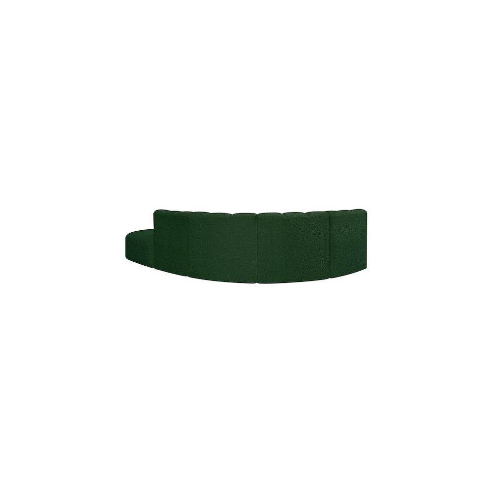 Arc Green Boucle Fabric Modular Sofa. Picture 3