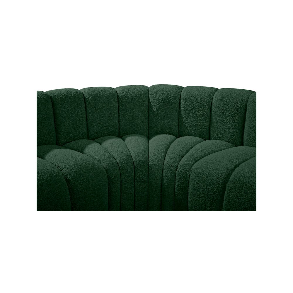Arc Green Boucle Fabric Modular Sofa. Picture 6