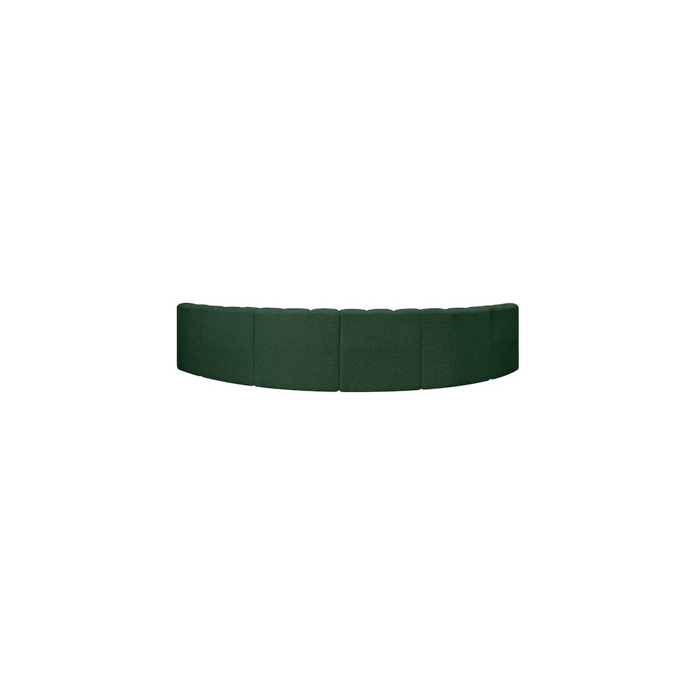 Arc Green Boucle Fabric Modular Sofa. Picture 3