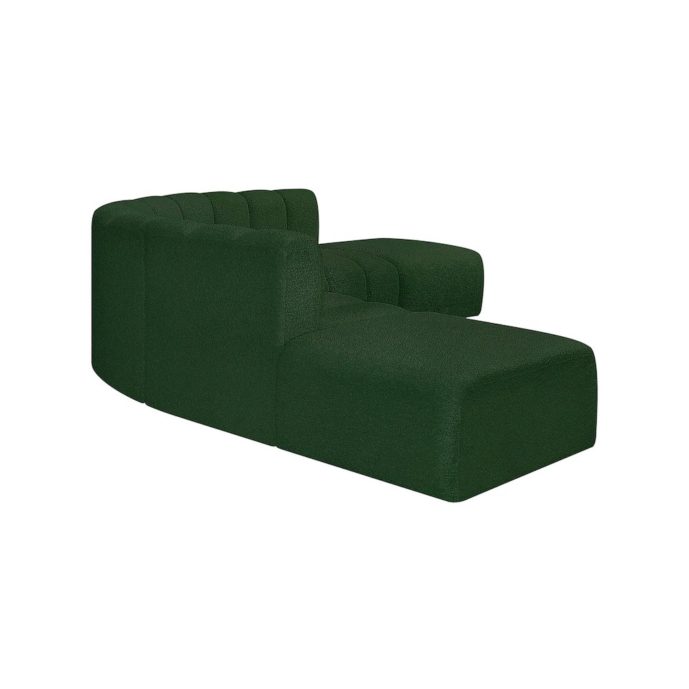 Arc Green Boucle Fabric Modular Sofa. Picture 5
