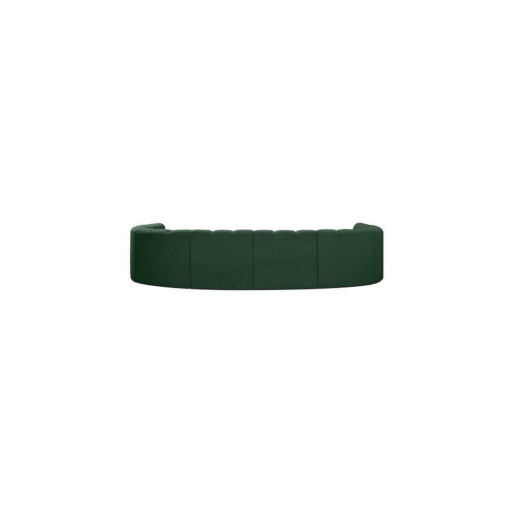 Arc Green Boucle Fabric Modular Sofa. Picture 3