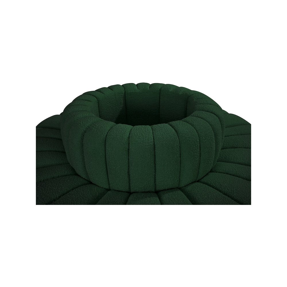 Arc Green Boucle Fabric Modular Sofa. Picture 4