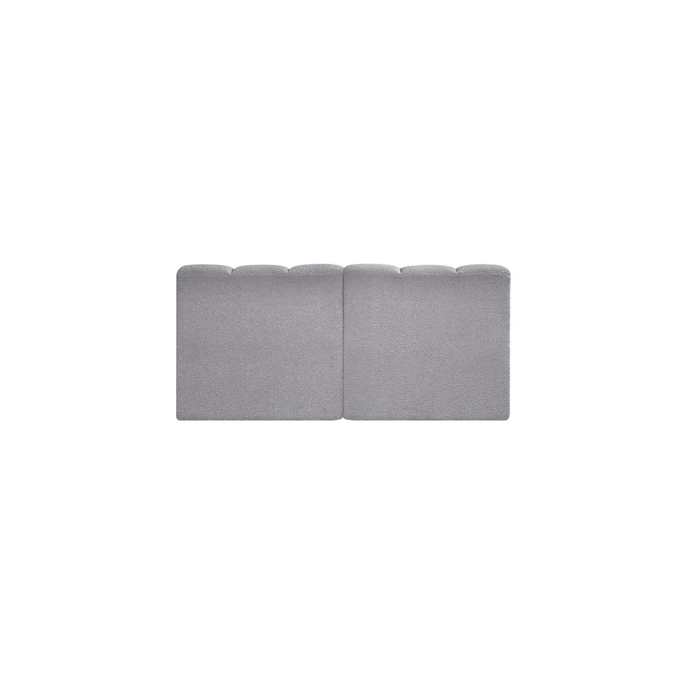 Arc Grey Boucle Fabric Modular Sofa. Picture 3