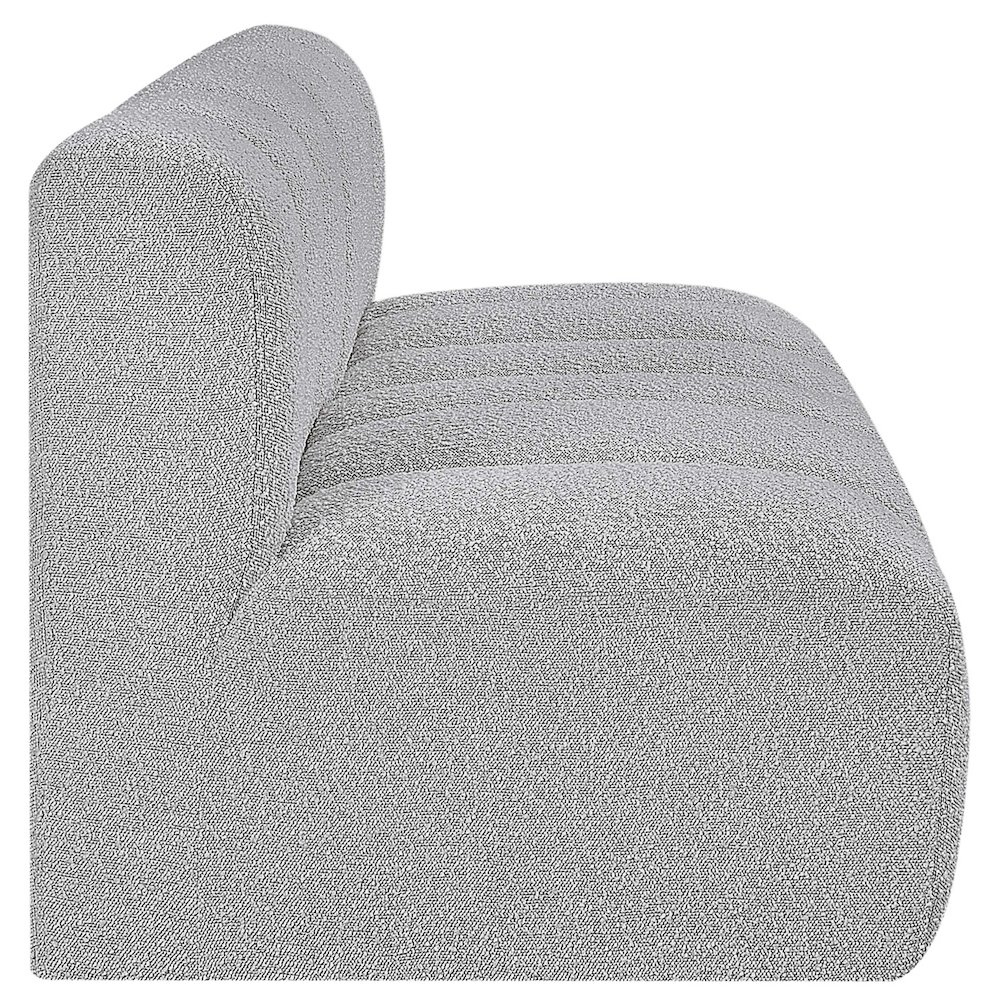 Arc Grey Boucle Fabric Modular Sofa. Picture 7